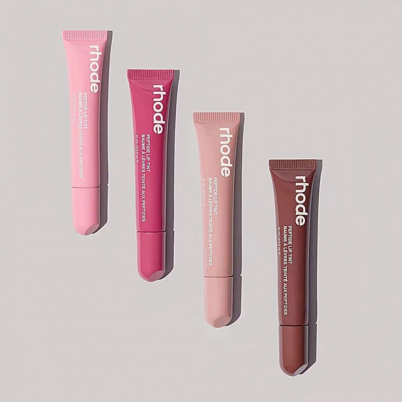 Moisturizing tinted lip gloss and lipstick